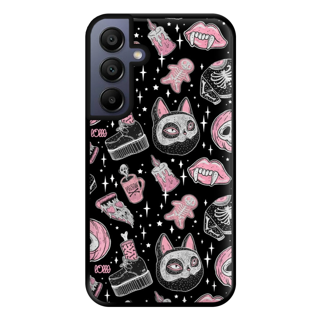 Spooks or Creeps Halloween Phone Case for Galaxy A15