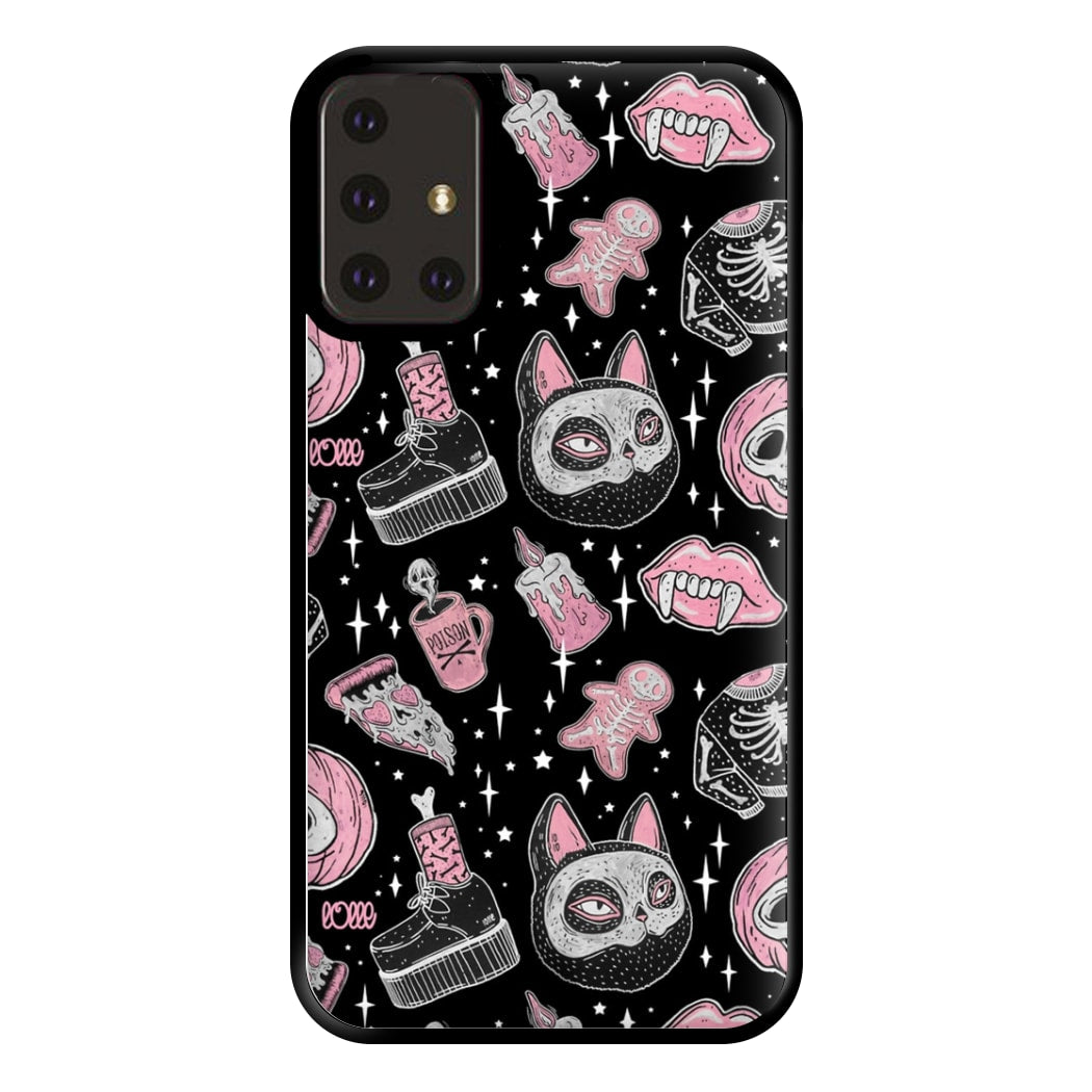 Spooks or Creeps Halloween Phone Case for Galaxy A71