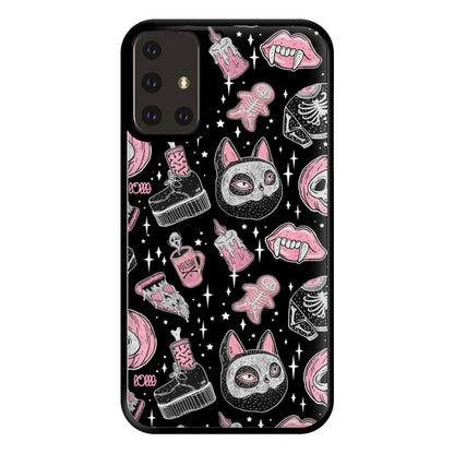 Spooks or Creeps Halloween Phone Case for Galaxy A71