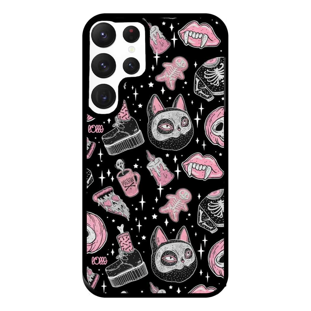 Spooks or Creeps Halloween Phone Case for Galaxy S22 Ultra