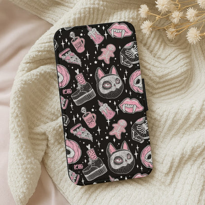 Spooks or Creeps Halloween Wallet Phone Case