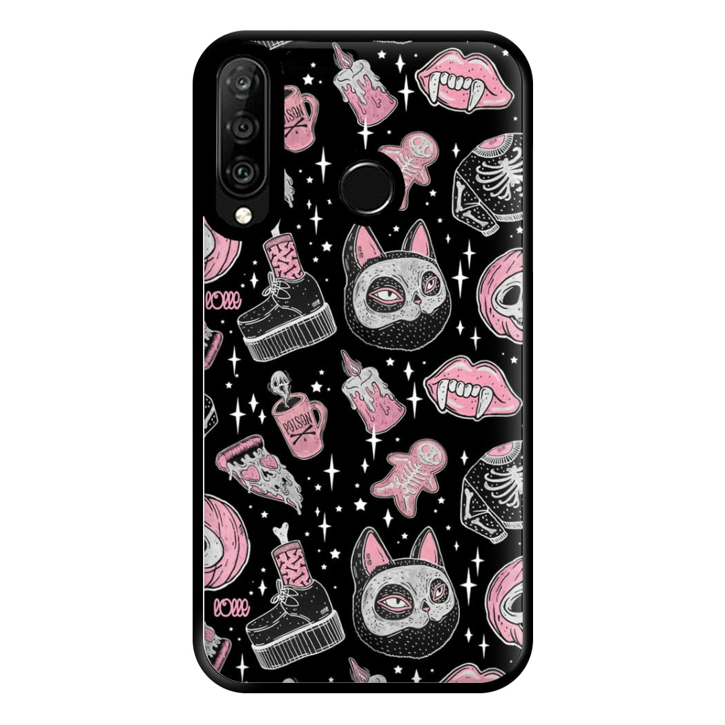 Spooks or Creeps Halloween Phone Case for Huawei P30 Lite