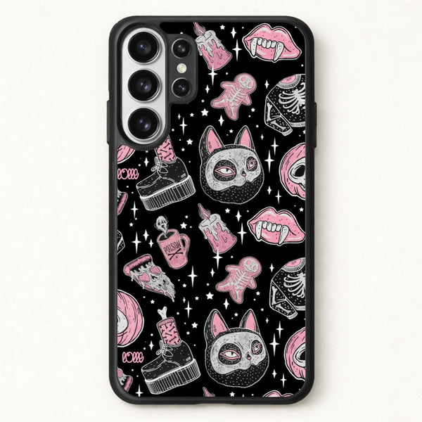 Spooks or Creeps Halloween Phone Case for Galaxy S26 Ultra