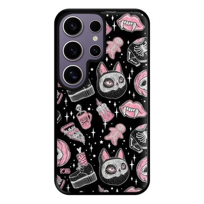 Spooks or Creeps Halloween Phone Case for Galaxy S25 Ultra