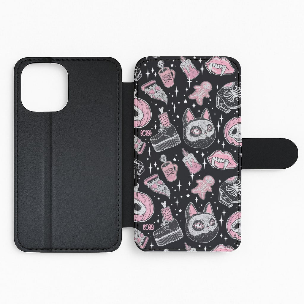 Spooks or Creeps Halloween Flip Phone Case