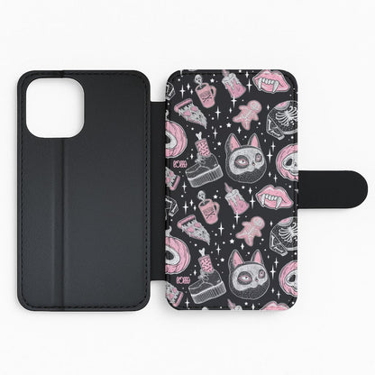 Spooks or Creeps Halloween Flip Phone Case