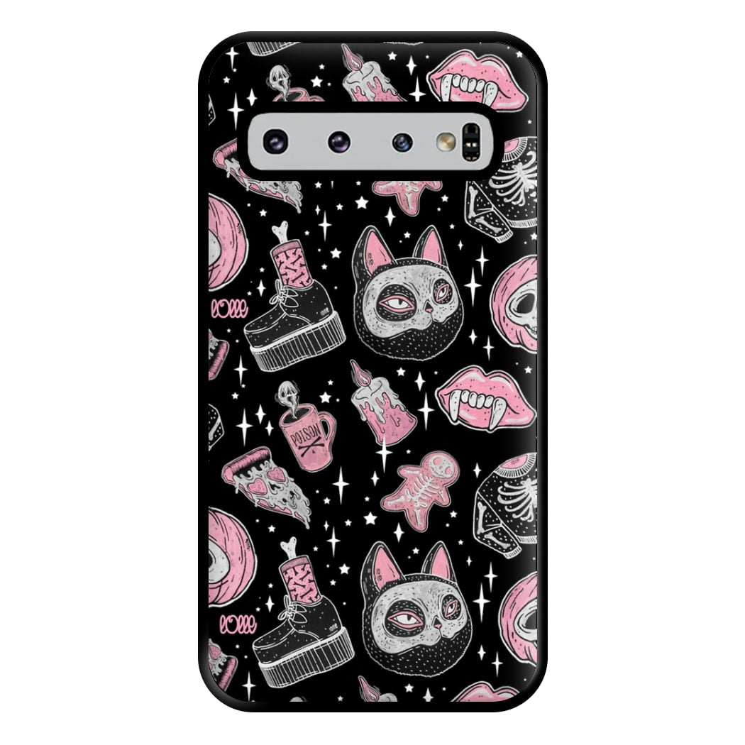 Spooks or Creeps Halloween Phone Case for Galaxy S10 Plus