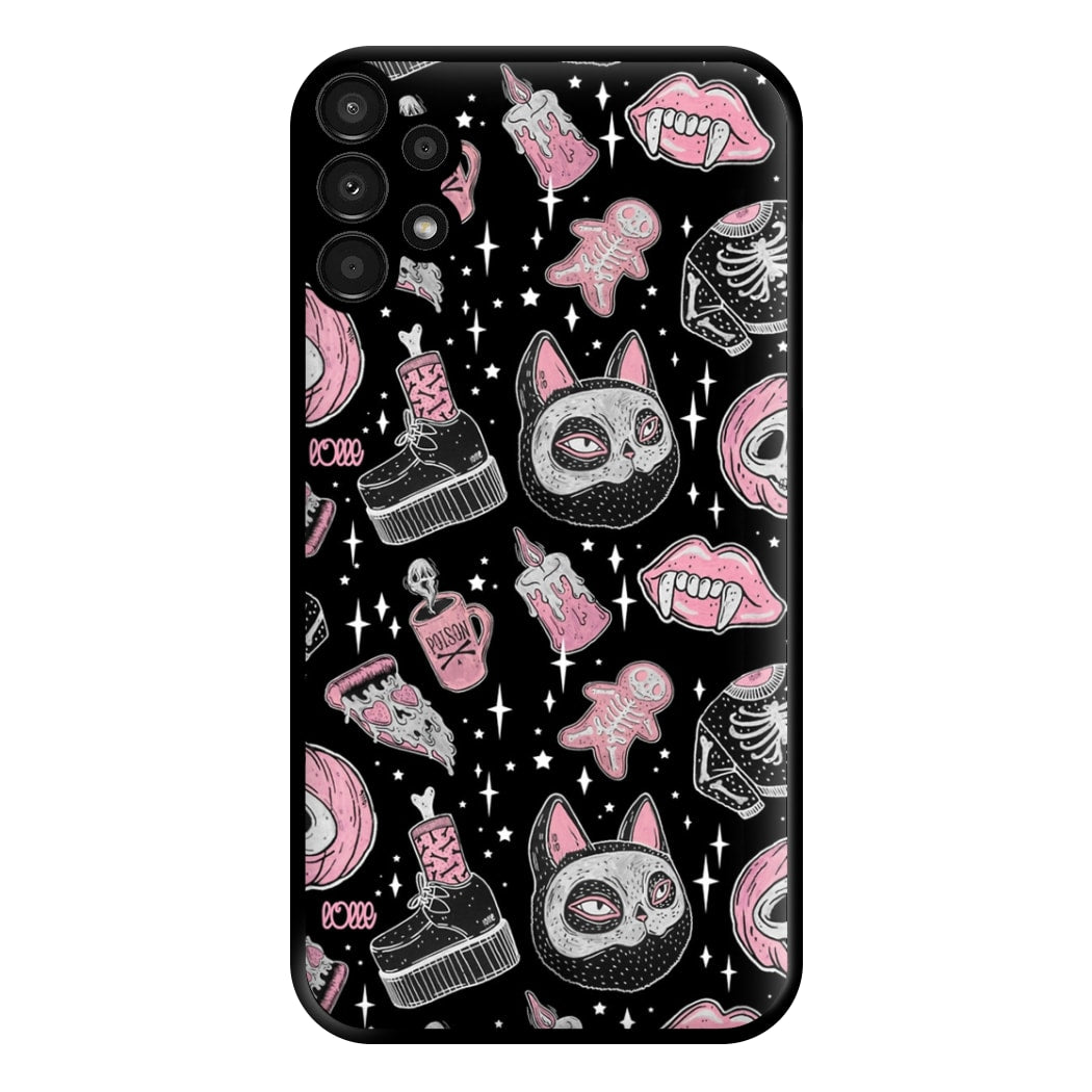 Spooks or Creeps Halloween Phone Case for Galaxy A13