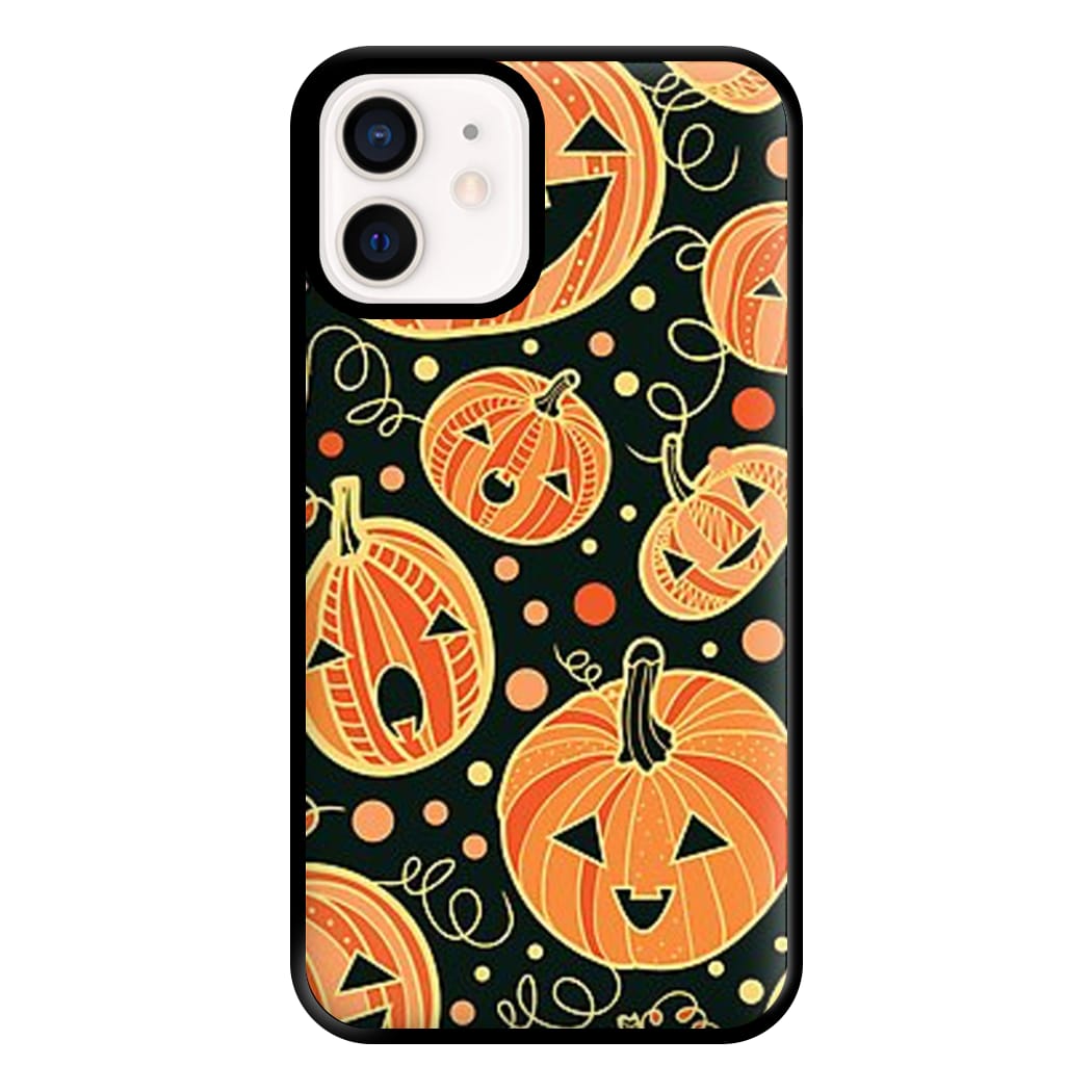 Pumpkin Pattern Phone Case for iPhone 12 Mini