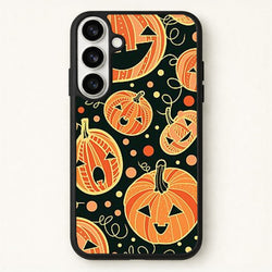 Pumpkin Pattern Phone Case for Galaxy S26 Plus
