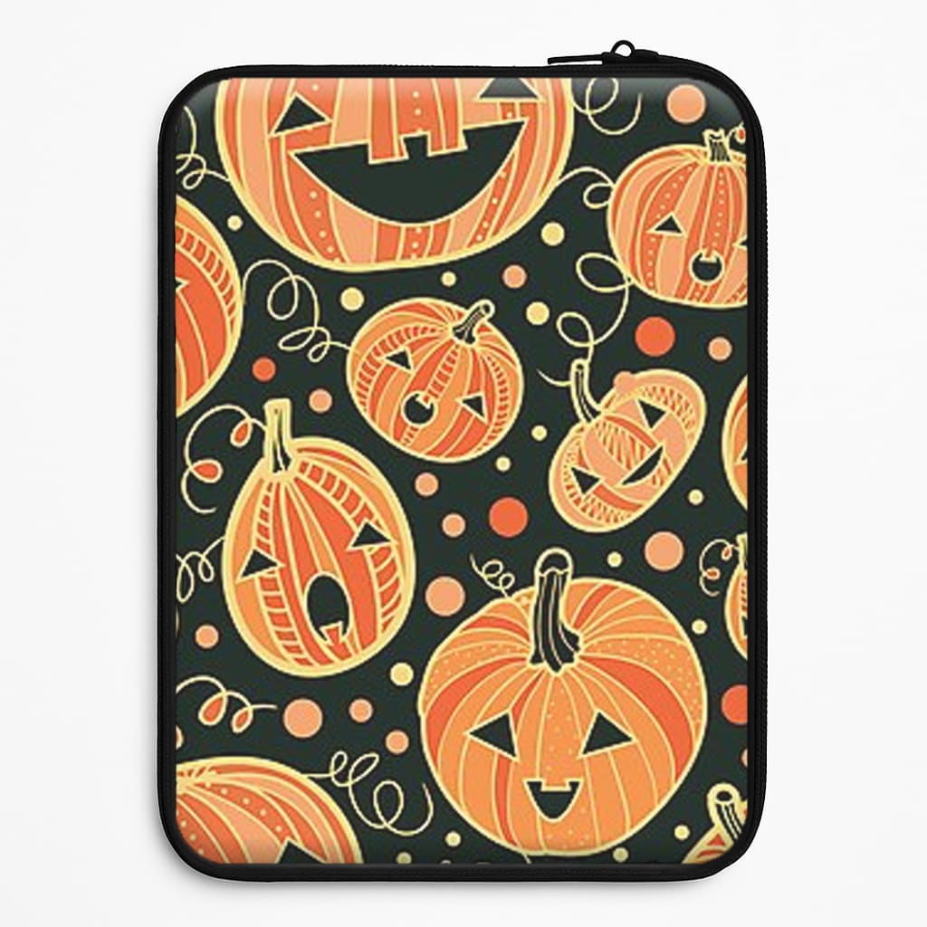 Pumpkin Pattern Laptop Sleeve