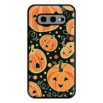 Pumpkin Pattern Phone Case for Galaxy S10e