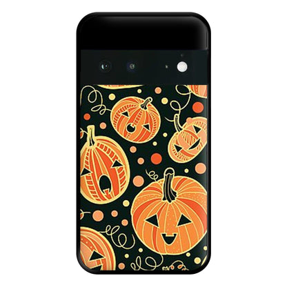 Pumpkin Pattern Phone Case for Google Pixel 6a