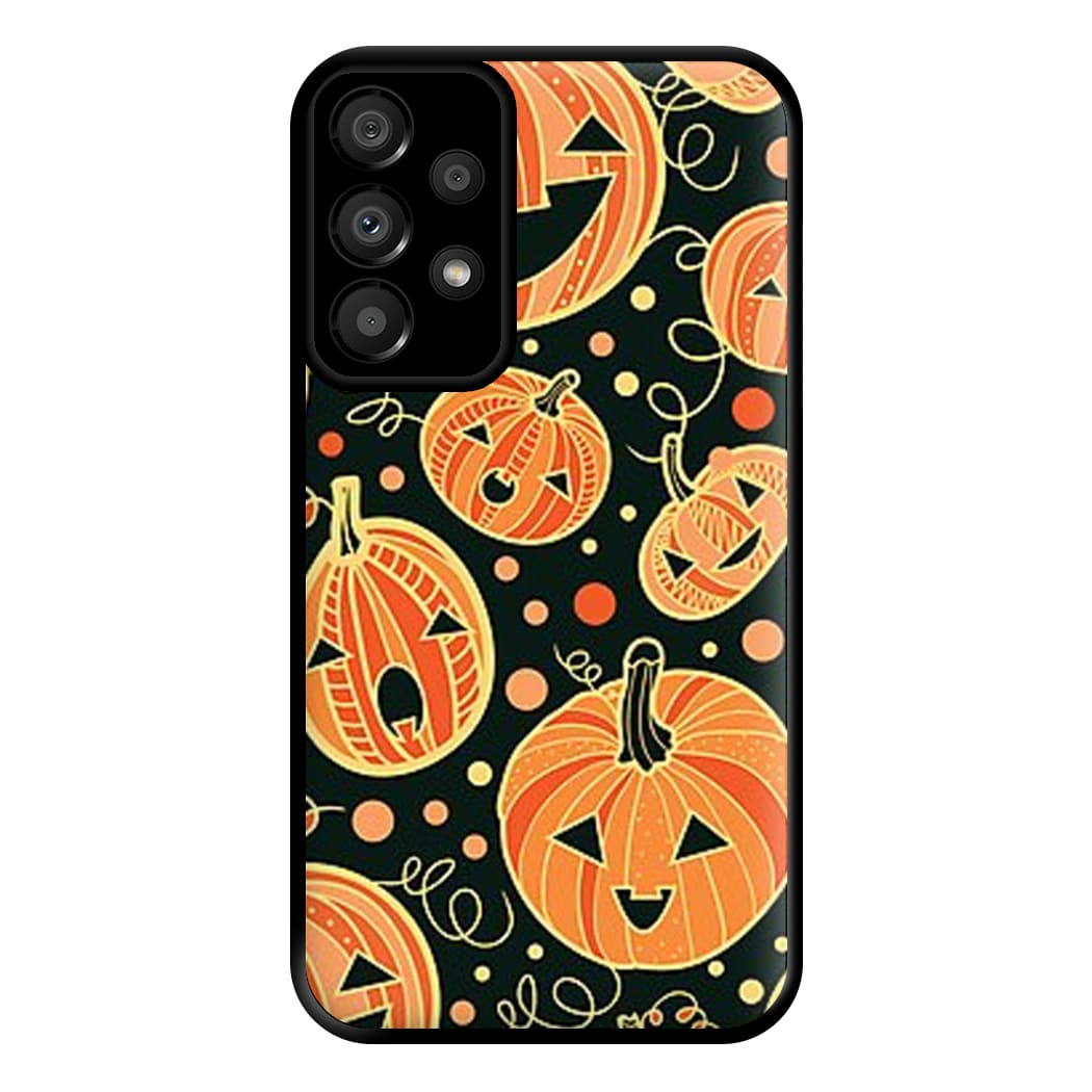 Pumpkin Pattern Phone Case for Galaxy A33