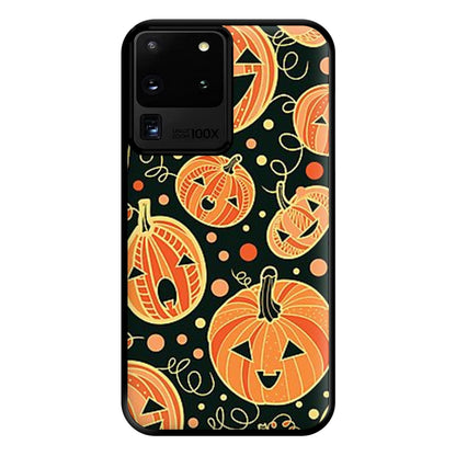 Pumpkin Pattern Phone Case for Galaxy S20 Ultra