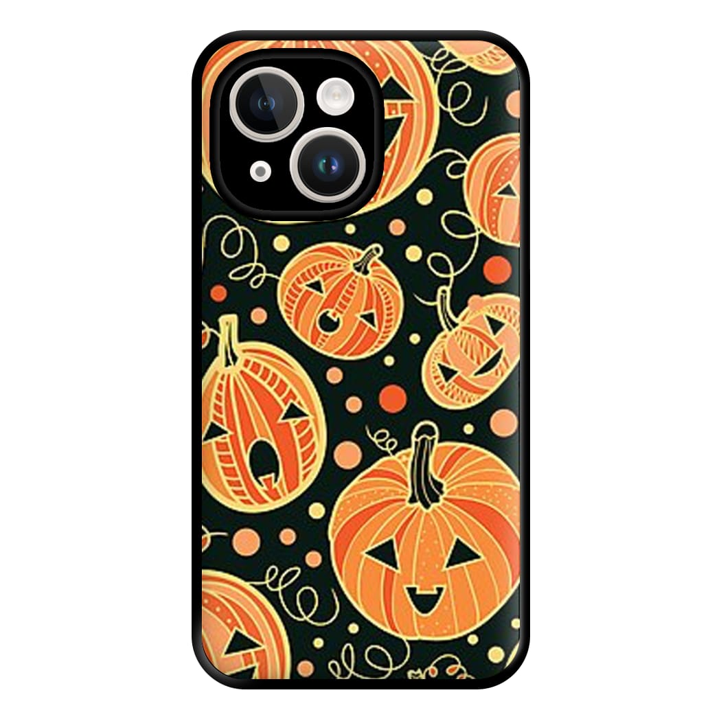 Pumpkin Pattern Phone Case for iPhone 14 Plus