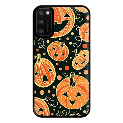 Pumpkin Pattern Phone Case for Galaxy A41