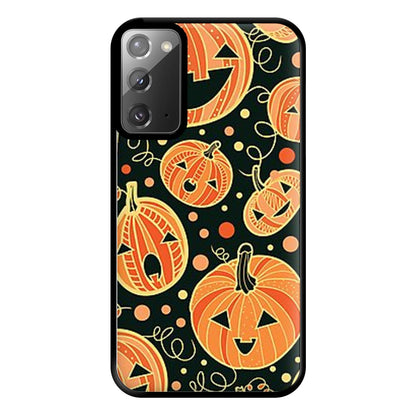 Pumpkin Pattern Phone Case for Galaxy Note 20 Ultra