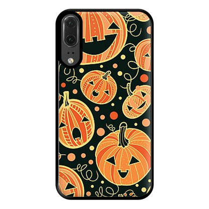 Pumpkin Pattern Phone Case for Huawei P20