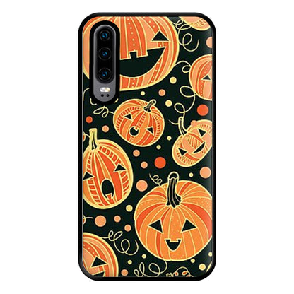 Pumpkin Pattern Phone Case for Huawei P30