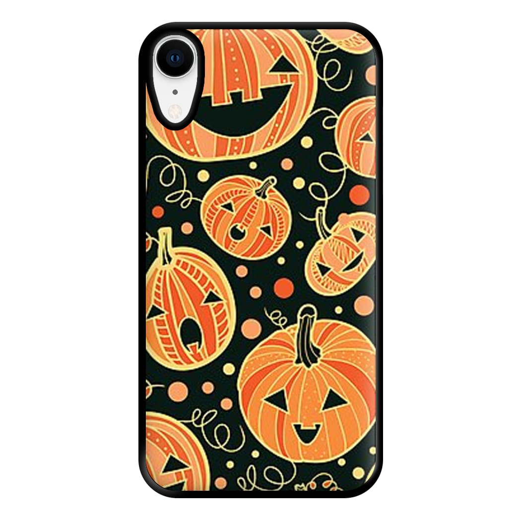 Pumpkin Pattern Phone Case for iPhone XR