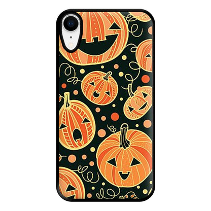 Pumpkin Pattern Phone Case for iPhone XR