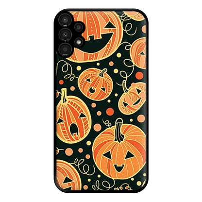 Pumpkin Pattern Phone Case for Galaxy A13