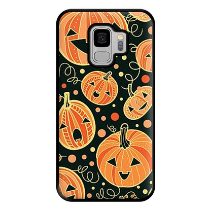 Pumpkin Pattern Phone Case for Galaxy S9 Plus