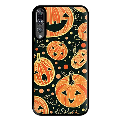 Pumpkin Pattern Phone Case for Huawei P20 Pro