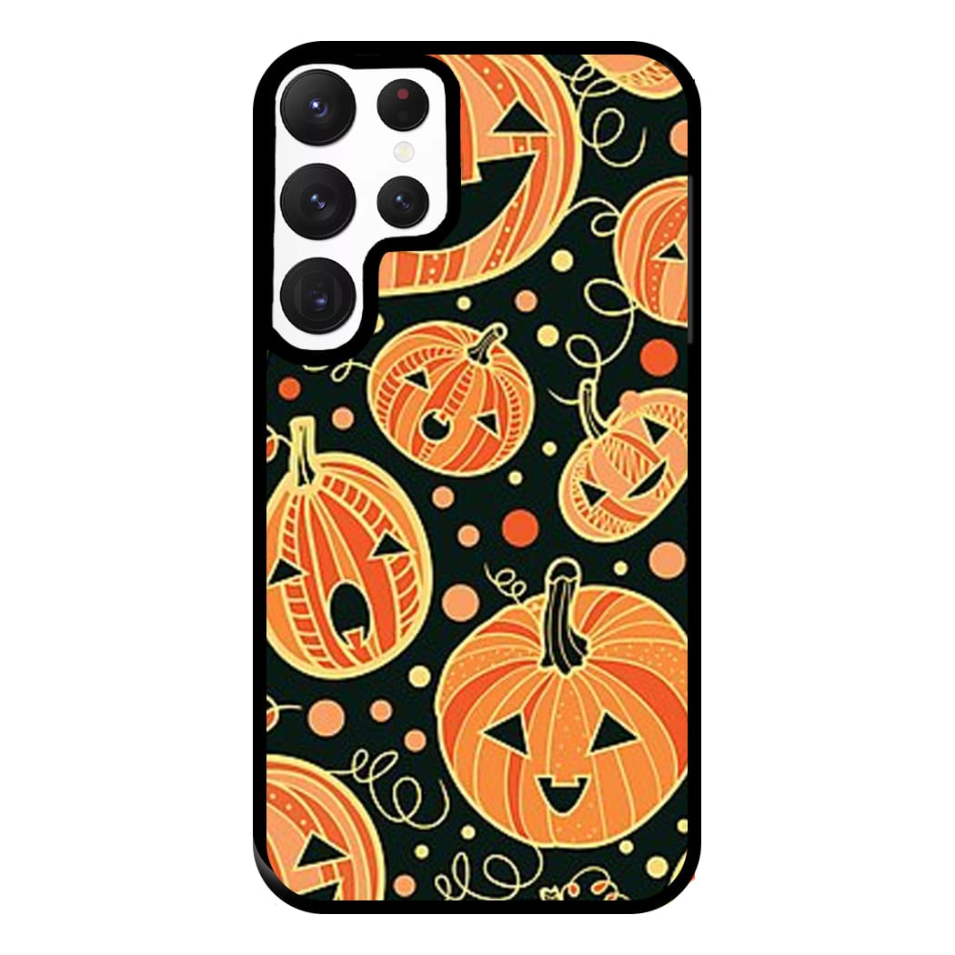 Pumpkin Pattern Phone Case for Galaxy S22 Ultra