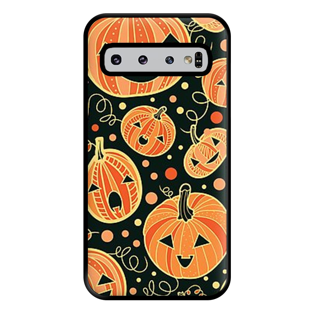 Pumpkin Pattern Phone Case for Galaxy S10 Plus