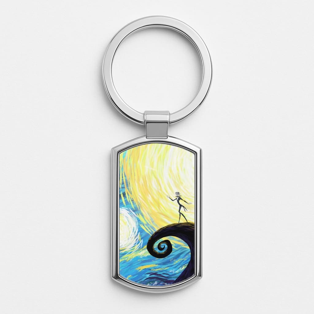 TNBC Silver Keyring