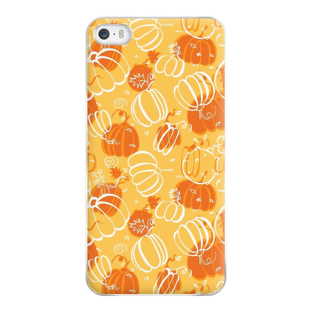 Drawn Pumpkin Pattern Phone Case for iPhone 5 / 5s / SE 2016