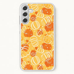 Drawn Pumpkin Pattern Phone Case for Galaxy A37