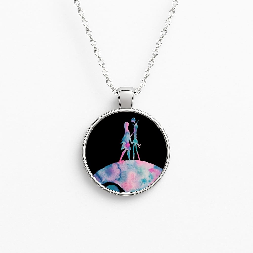 Watercolour TNBC Circle Necklace