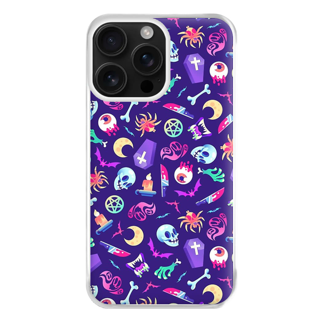 Horroriffic Halloween Pattern Phone Case