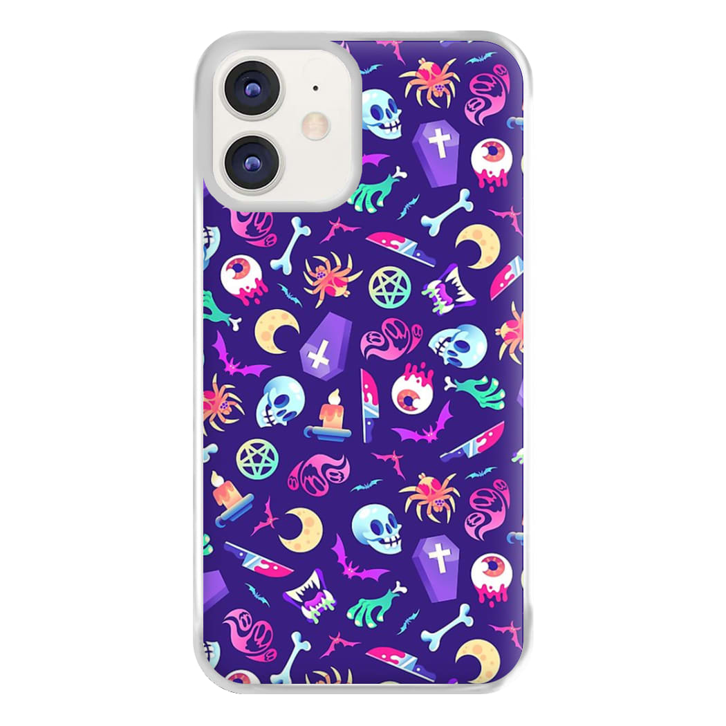 Horroriffic Halloween Pattern Phone Case for iPhone 12 / 12 Pro