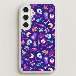 Horroriffic Halloween Pattern Phone Case for Galaxy S25FE