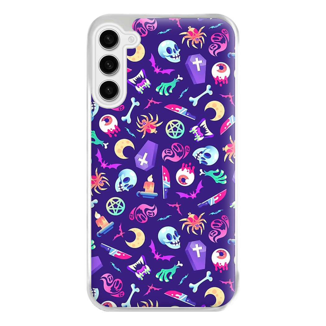 Horroriffic Halloween Pattern Phone Case for Galaxy S23FE