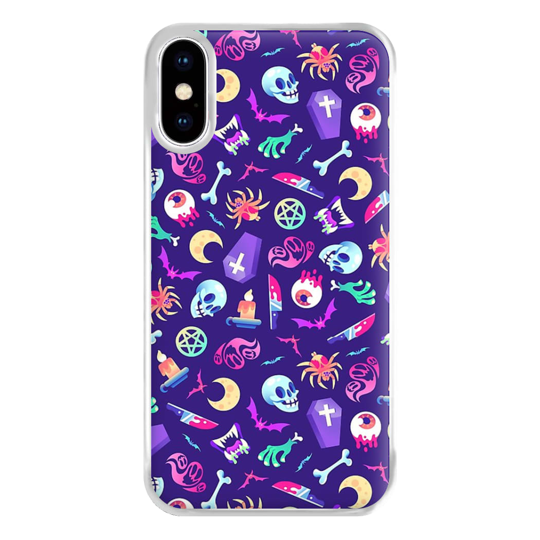 Horroriffic Halloween Pattern Phone Case for iPhone XS Max