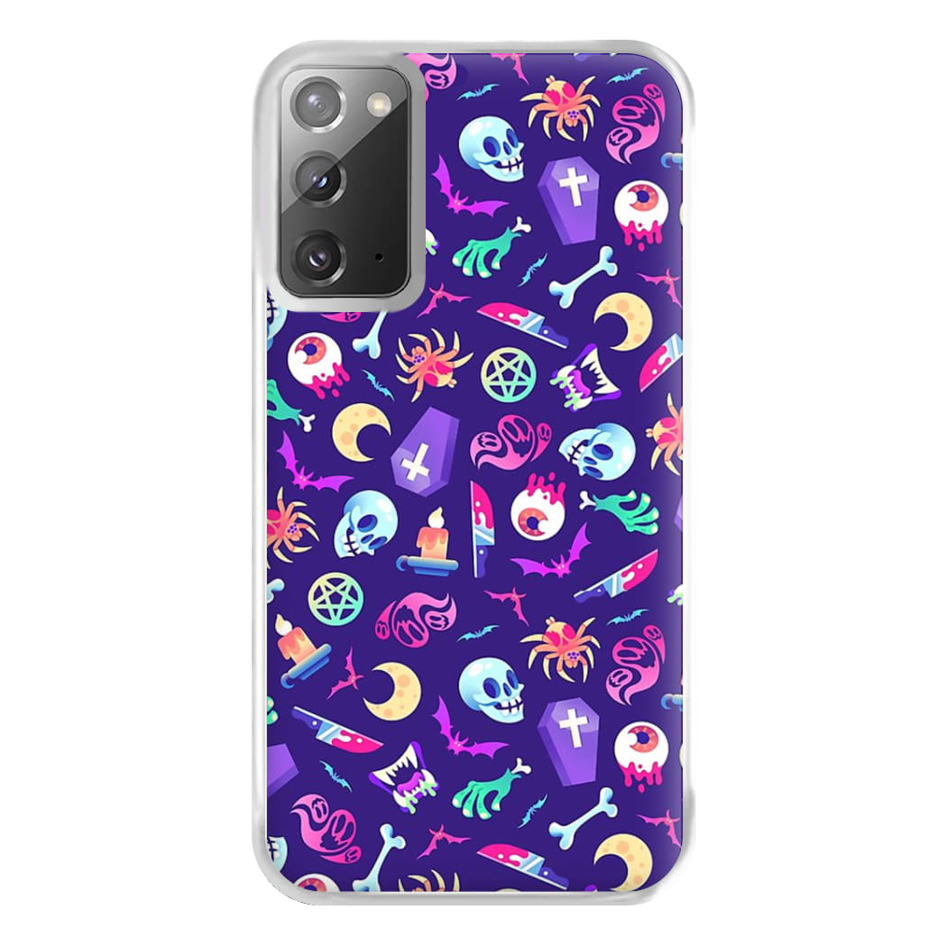 Horroriffic Halloween Pattern Phone Case for Galaxy Note 20 Ultra