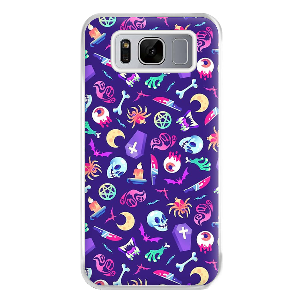 Horroriffic Halloween Pattern Phone Case for Galaxy S8 Plus