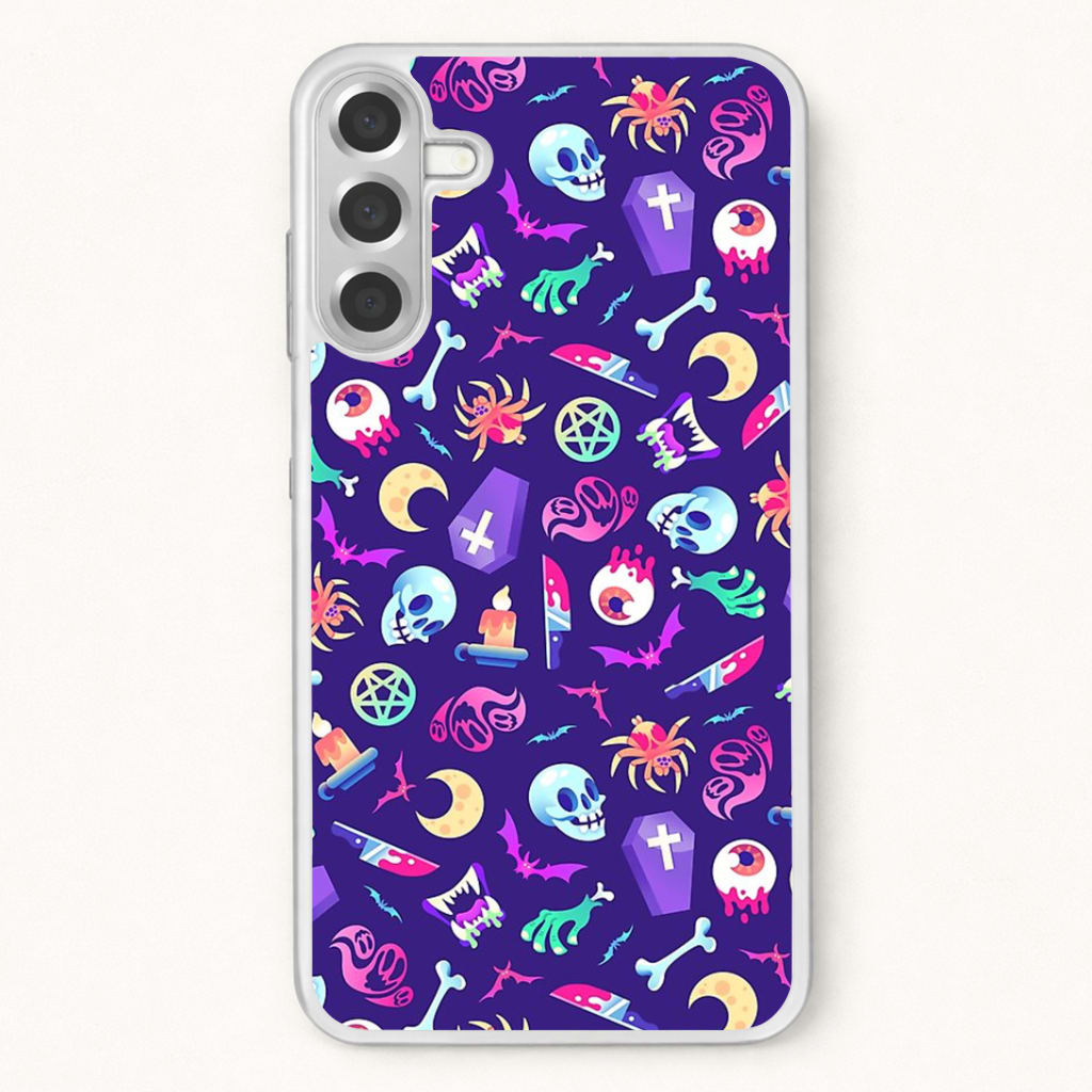 Horroriffic Halloween Pattern Phone Case for Galaxy A37