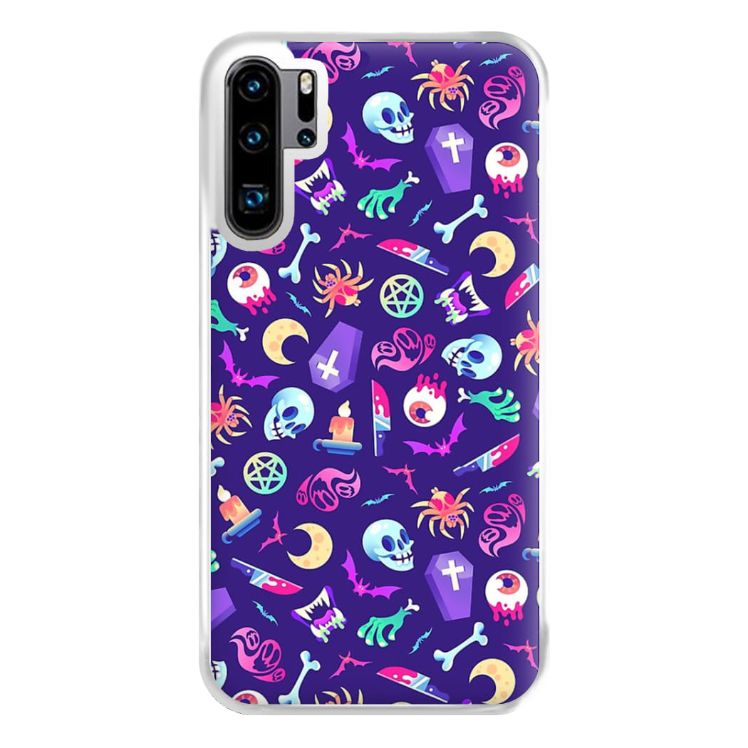 Horroriffic Halloween Pattern Phone Case for Huawei P30 Pro