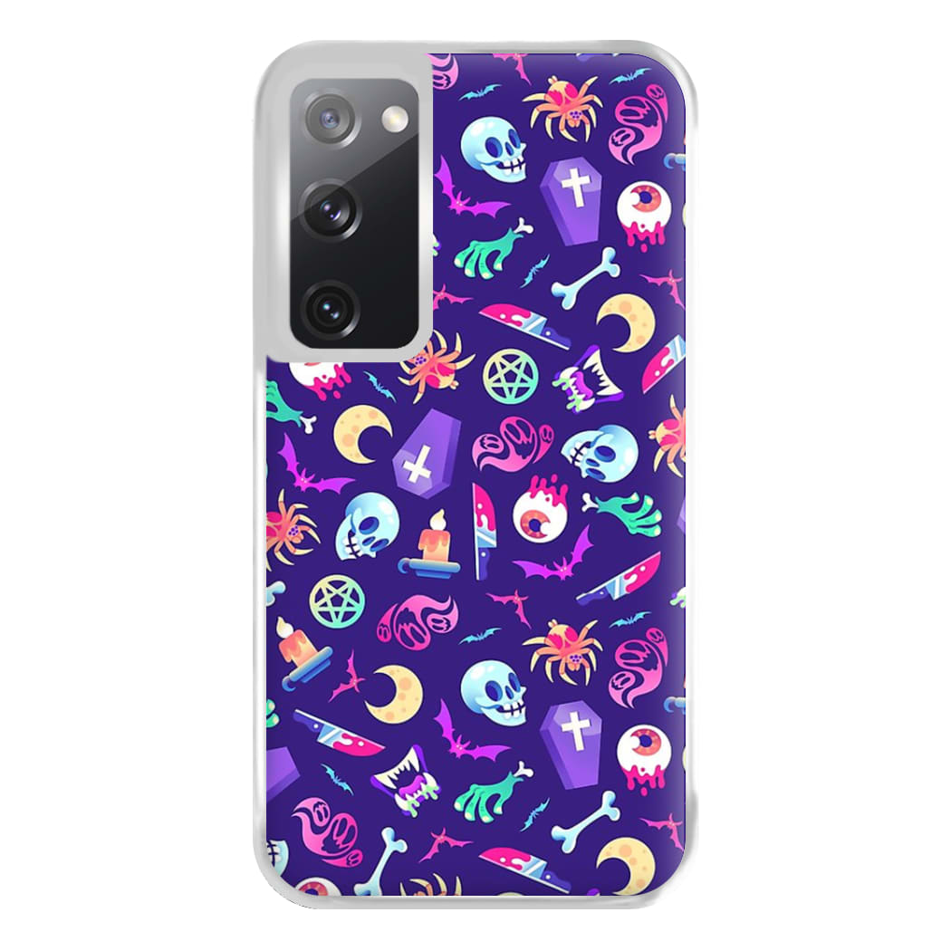 Horroriffic Halloween Pattern Phone Case for Galaxy S20FE