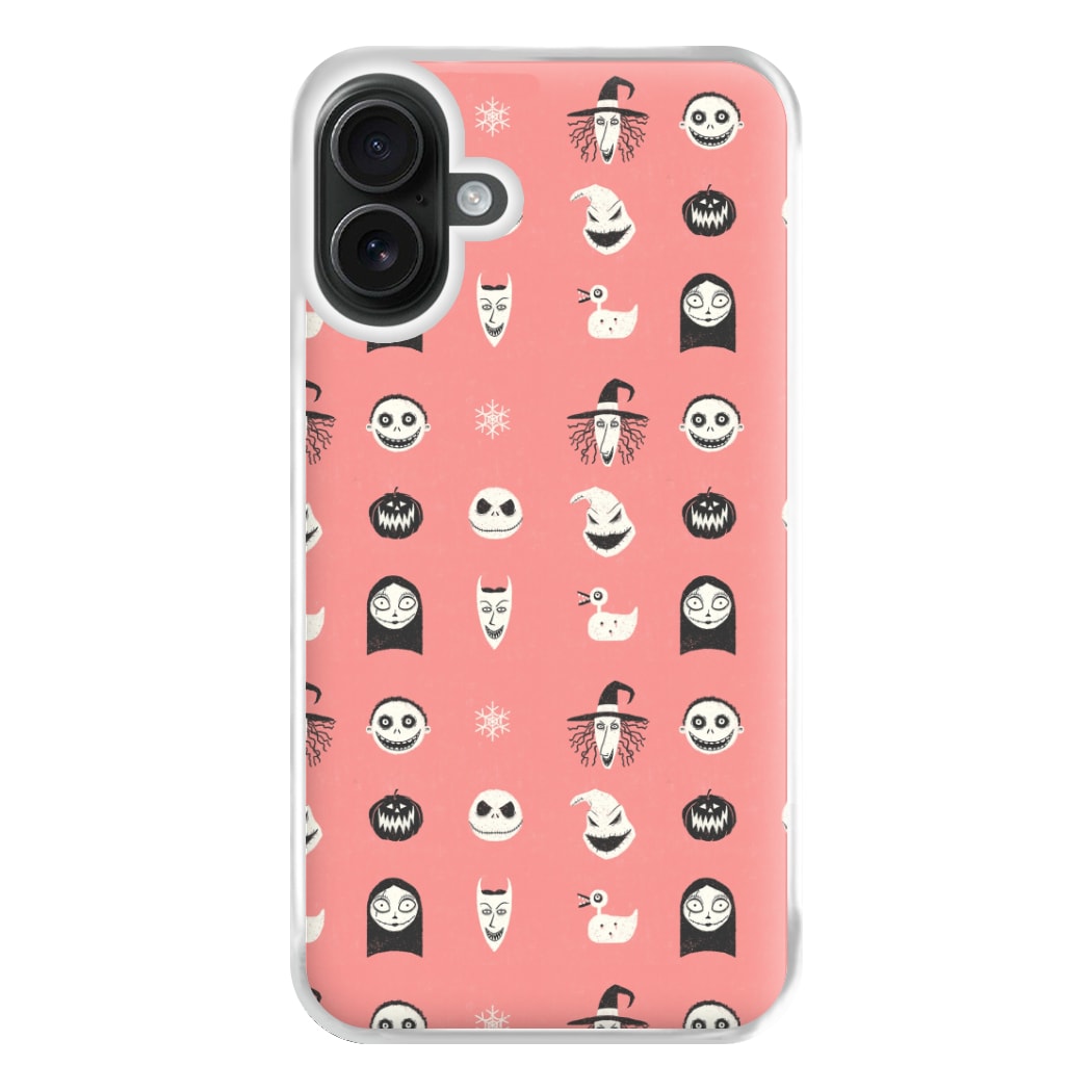 TNBC Pattern Phone Case for iPhone 16 Plus