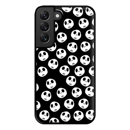 Jack Skellington Pattern - TNBC Phone Case for Galaxy S22 Plus