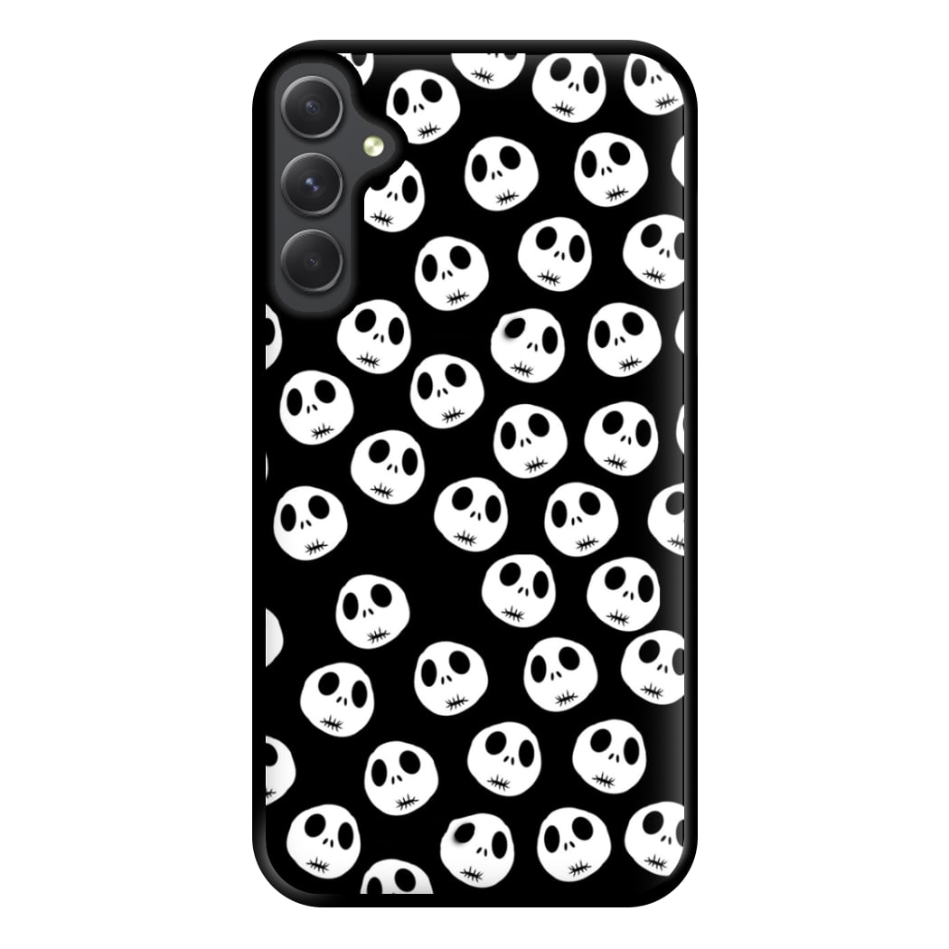 Jack Skellington Pattern - TNBC Phone Case for Galaxy A54