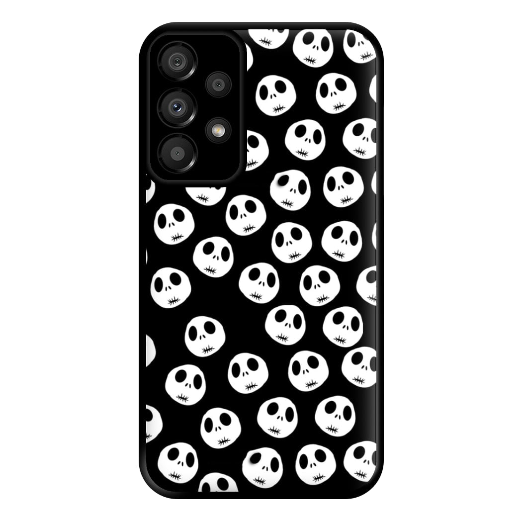 Jack Skellington Pattern - TNBC Phone Case for Galaxy A33