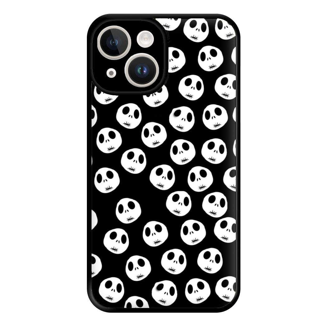 Jack Skellington Pattern - TNBC Phone Case for iPhone 14